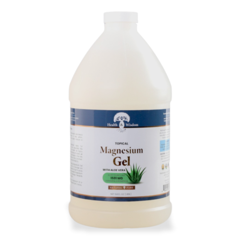 Health Wisdom Topical Magnesium Gel Aloe Vera Formula