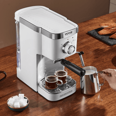 VEVOR Espresso Coffee Machine, 15Bar Semi-Automatic Espresso Maker