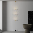 Modern Vertical Wall Mounted Multi-Light LED Fixture