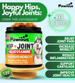 Suppléments pour hanches et articulations Pawious + glucosamine pour chiens 120 unités.