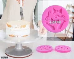 2Pcs Silicone Cute Baking Molds