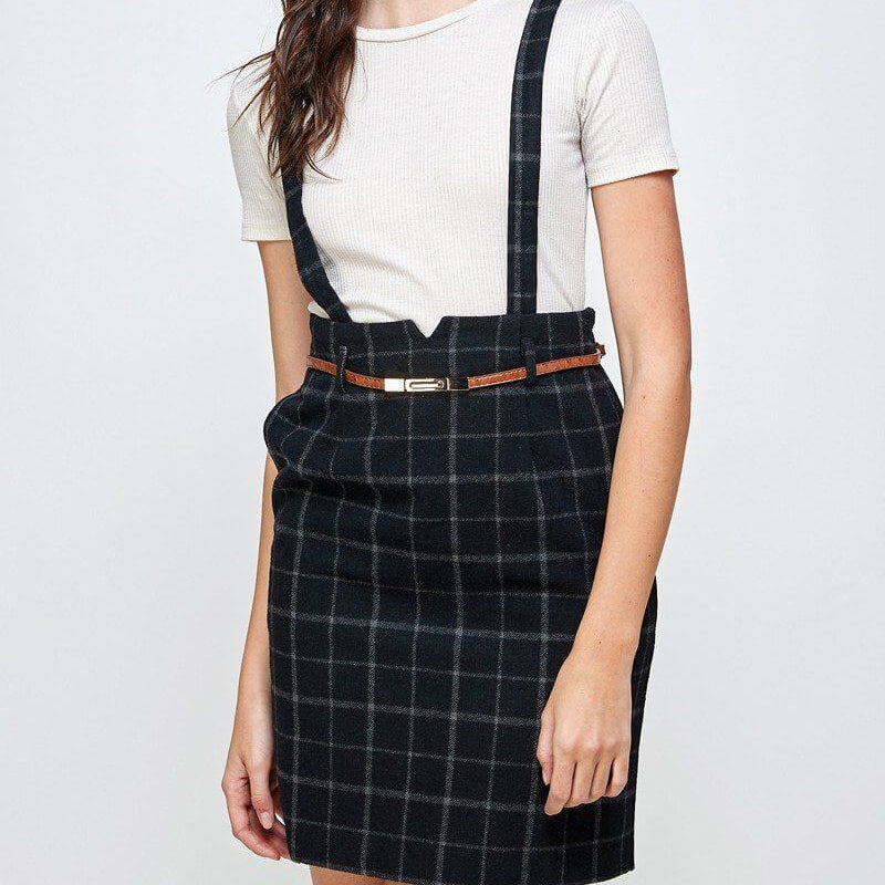 Chic Plaid Skirt