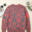 Multicolor Knit Crewneck Sweater
