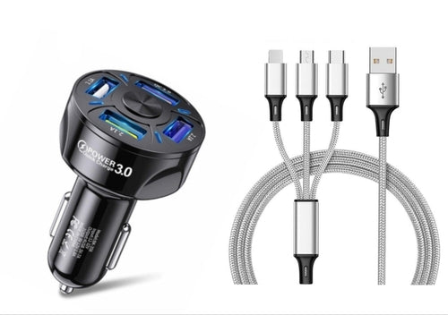 4-Port Charger Combo