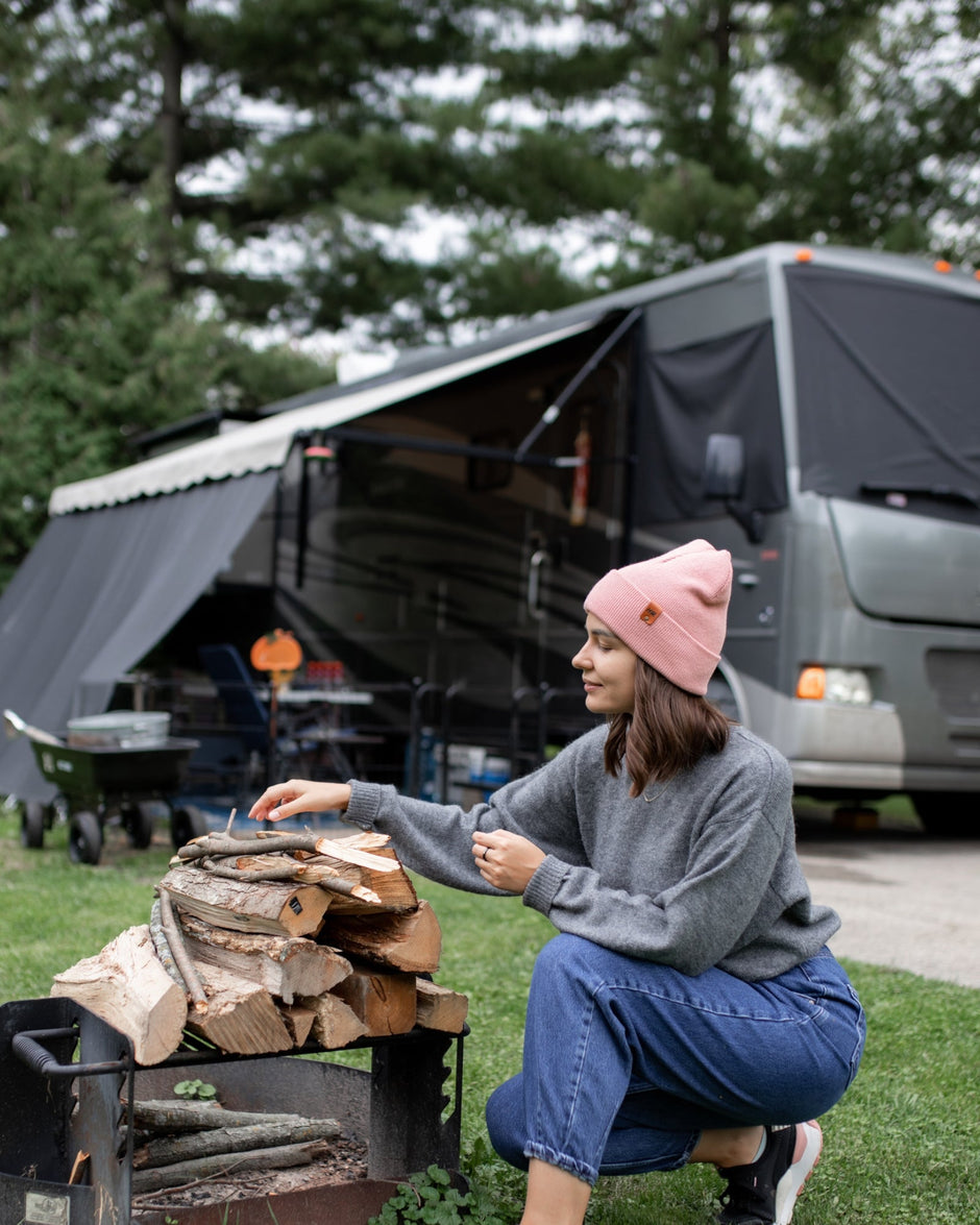 Pearl Pink Beanie