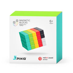 PIXIO-100 Bloques Magnéticos en 6 Colores + App Gratuita