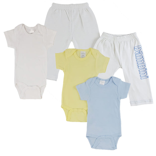 Bambini Baby Clothing Set – 5-Piece Cotton Essentials