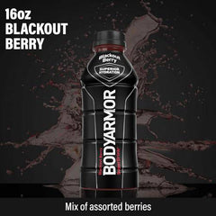 BODYARMOR Sports Drink Boisson pour sportifs, Blackout Berry, eau de coco 