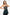 Top peplum de gasa sin tirantes 