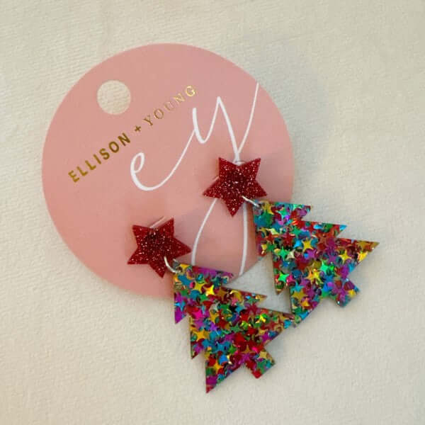 Festive Tree Earrings