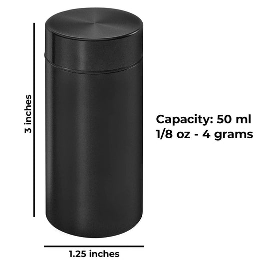 Water Proof Portable Airtight Aluminum Herb Storage Containers.