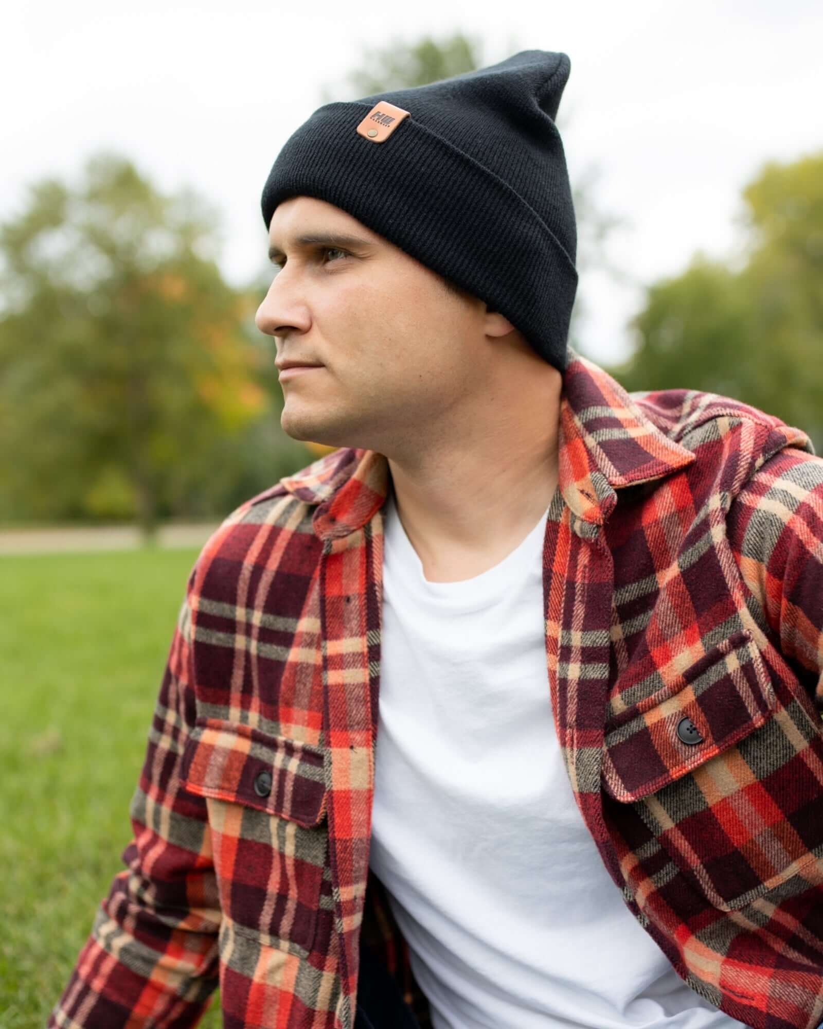 Midnight Black Beanie