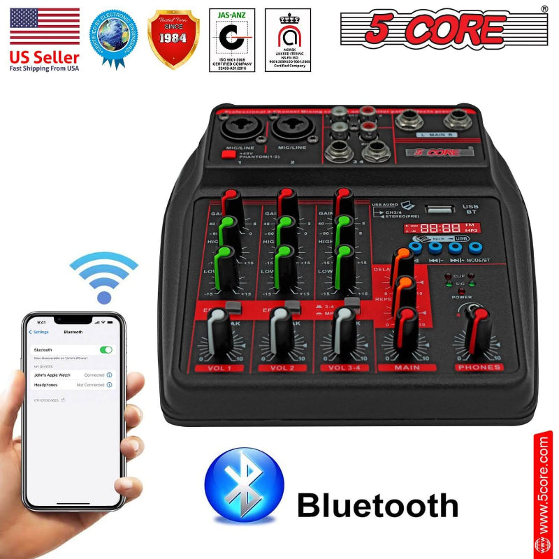 Bluetooth DJ Mixer