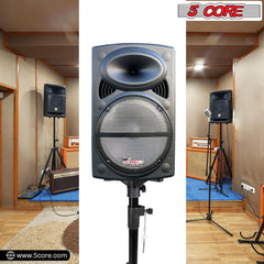 5Core Speaker Stand Tripod Tall Adjustable 72 Inch DJ Studio Monitor