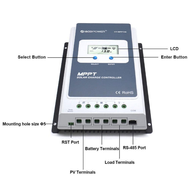 ACOPower HY-MPPT30 MPPT Solar Charge Controller
