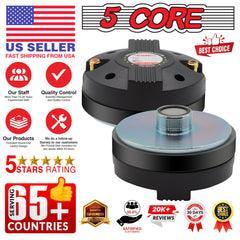 5 Core Compression Driver 3.5 Inch Tweeter Horn Throat 220W Peak Loud