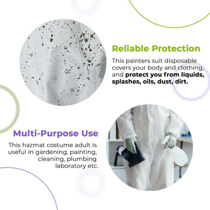 Disposable Coveralls 5-Pack