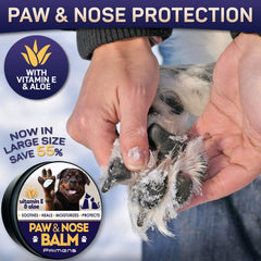 Baume naturel pour pattes de chien Protection des pattes de chien pour les chaussées chaudes Cire pour pattes de chien