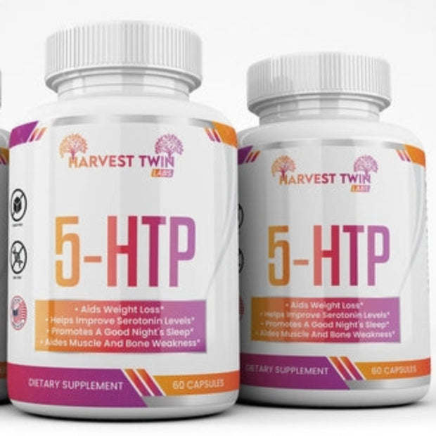 Harvest Twin Labs 5-HTP Capsules – Mood & Sleep Support Formula