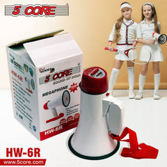 5Core Megaphone Bullhorn Speaker Mini 30W Bull Horn Kids Megafono 800