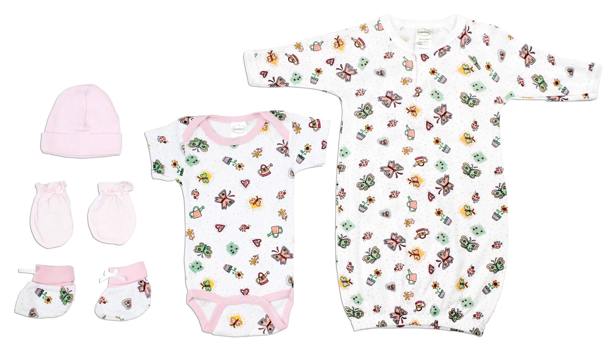Newborn Girls Layette Set