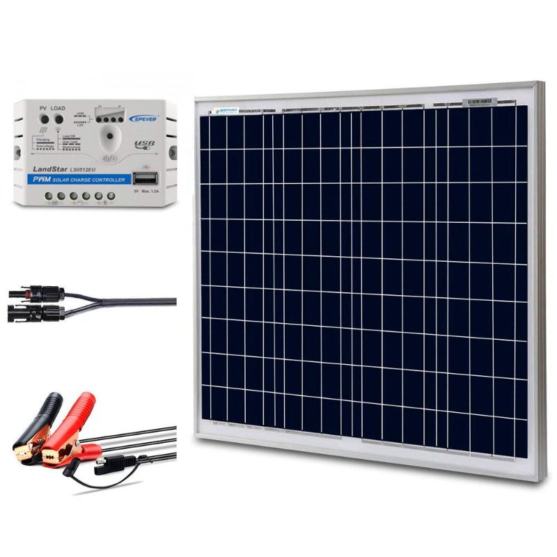 LandStar 150W Solar Panel Kit with PWM Solar Charge Controller