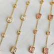 Five Stones Dangle Earrings