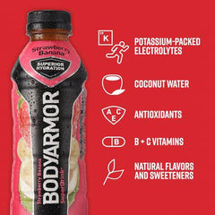 BODYARMOR Sports Drink Boisson pour sportifs, Blackout Berry, eau de coco 