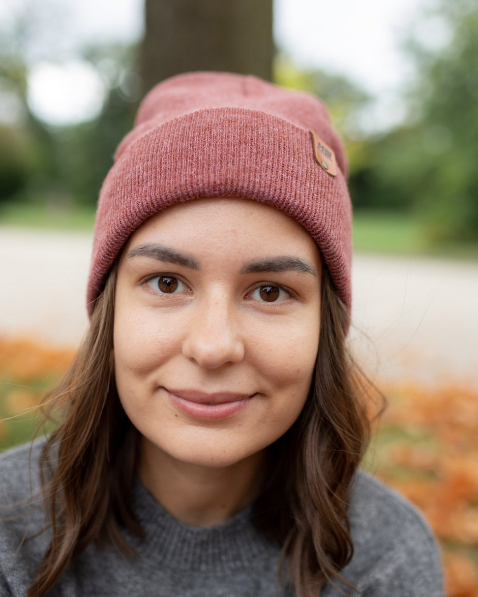 Rusty Burgundy Beanie
