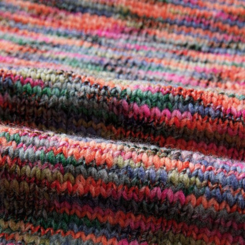 Multicolor Knit Crewneck Sweater