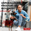 Correas retráctiles manos libres para perros pequeños, medianos y grandes.