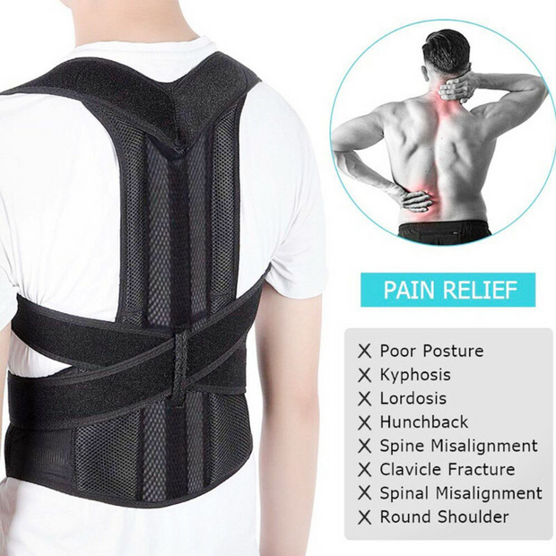The Perfect Part Adjustable Posture Corrector Brace for Comfort and Support