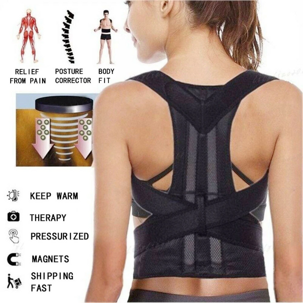 The Perfect Part Adjustable Posture Corrector Brace for Comfort and Support