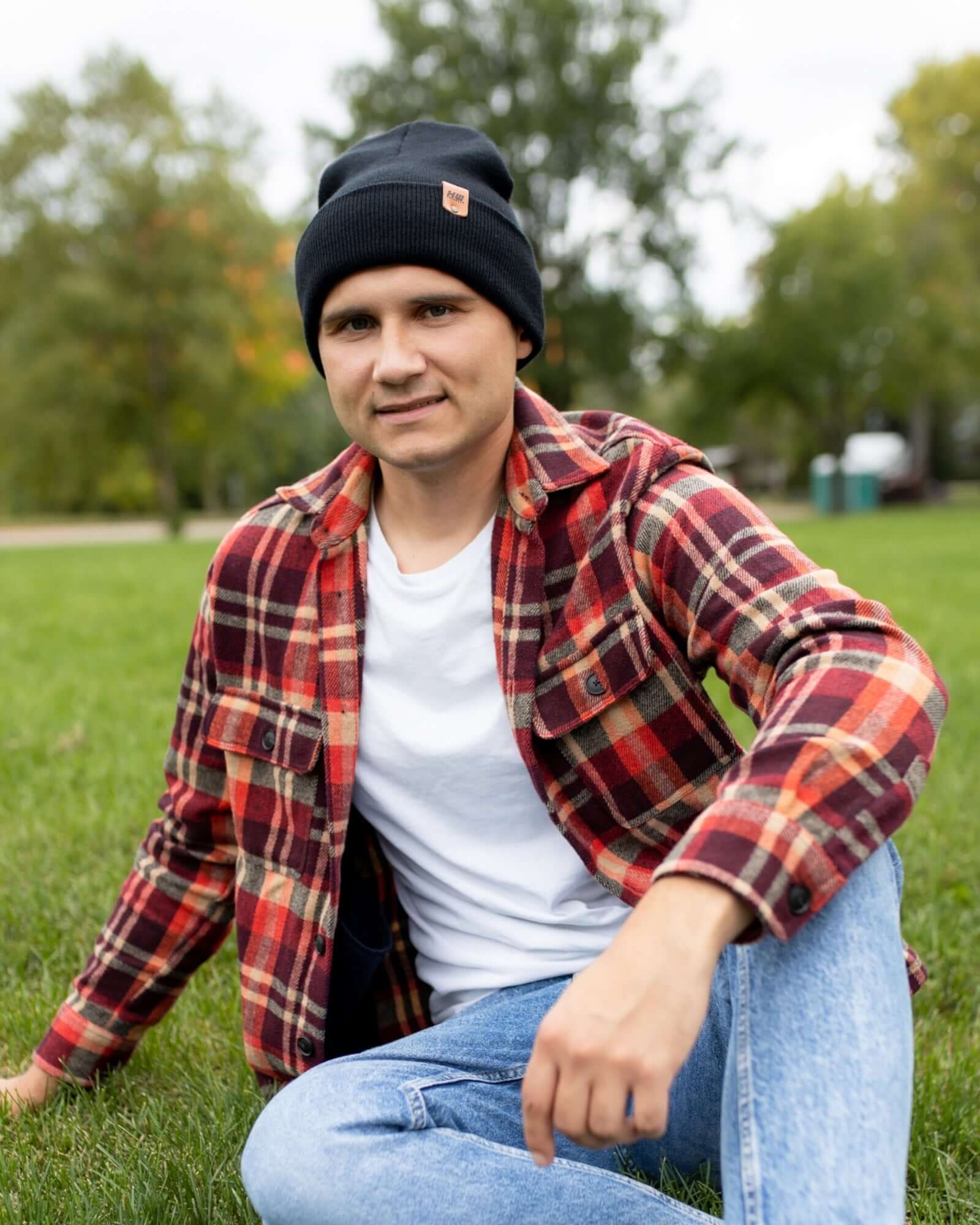 Midnight Black Beanie