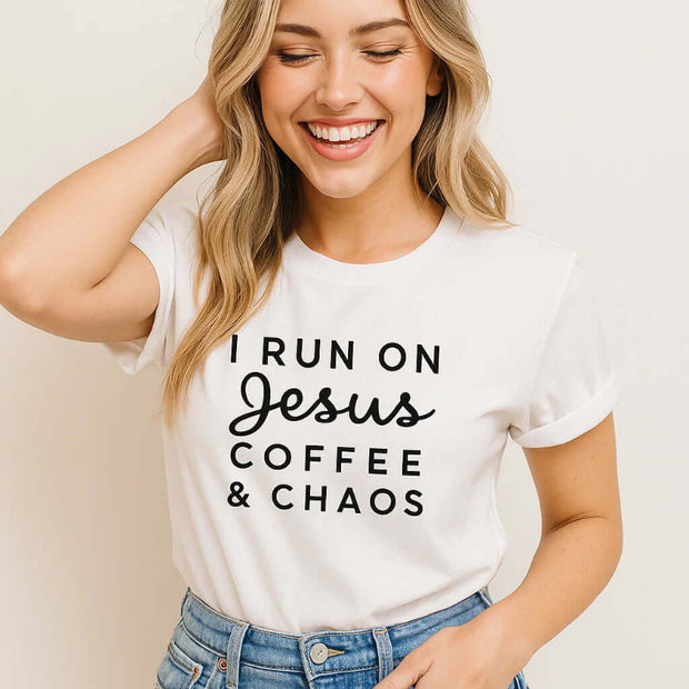 Jesus Coffee T-shirt for Faithful Coffee Lovers