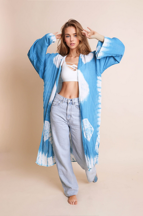 Summer Tie Dye Kimono