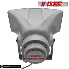 5 Core PA Horn Speaker Outdoor 8x16" Siren Loudspeaker • 40W RMS Loud