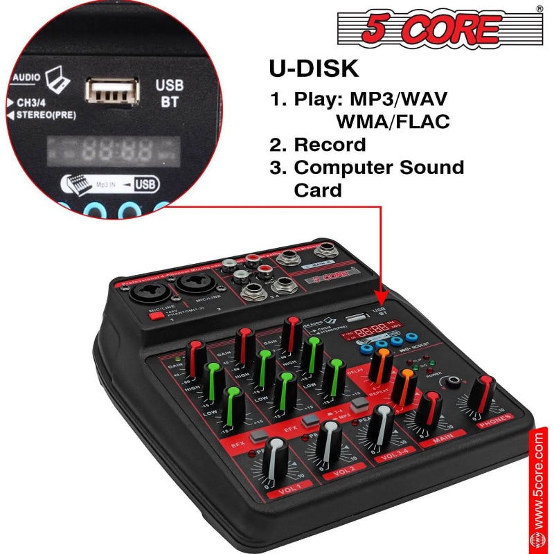Bluetooth DJ Mixer