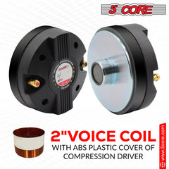 5 Core Compression Driver 3.5 Inch Tweeter Horn Throat 220W Peak Loud