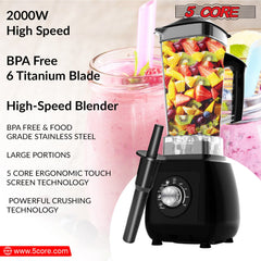 Licuadora Exprimidor 2000W Smoothie Maker