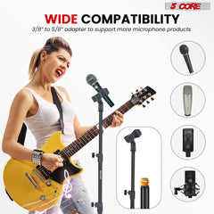 5Core Mic Stand Floor Adjustable Universal Heavy Duty Microphone