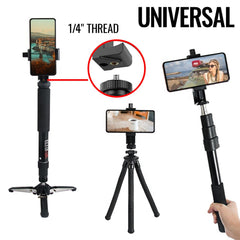 Smartphone Tripod Holder Camera Phone Mount Adapter