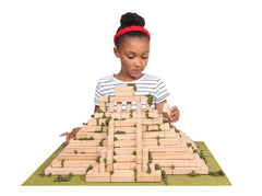 UNIT BRICKS 58 pcs Mini Unit Bricks Wooden Building Set for age 3+