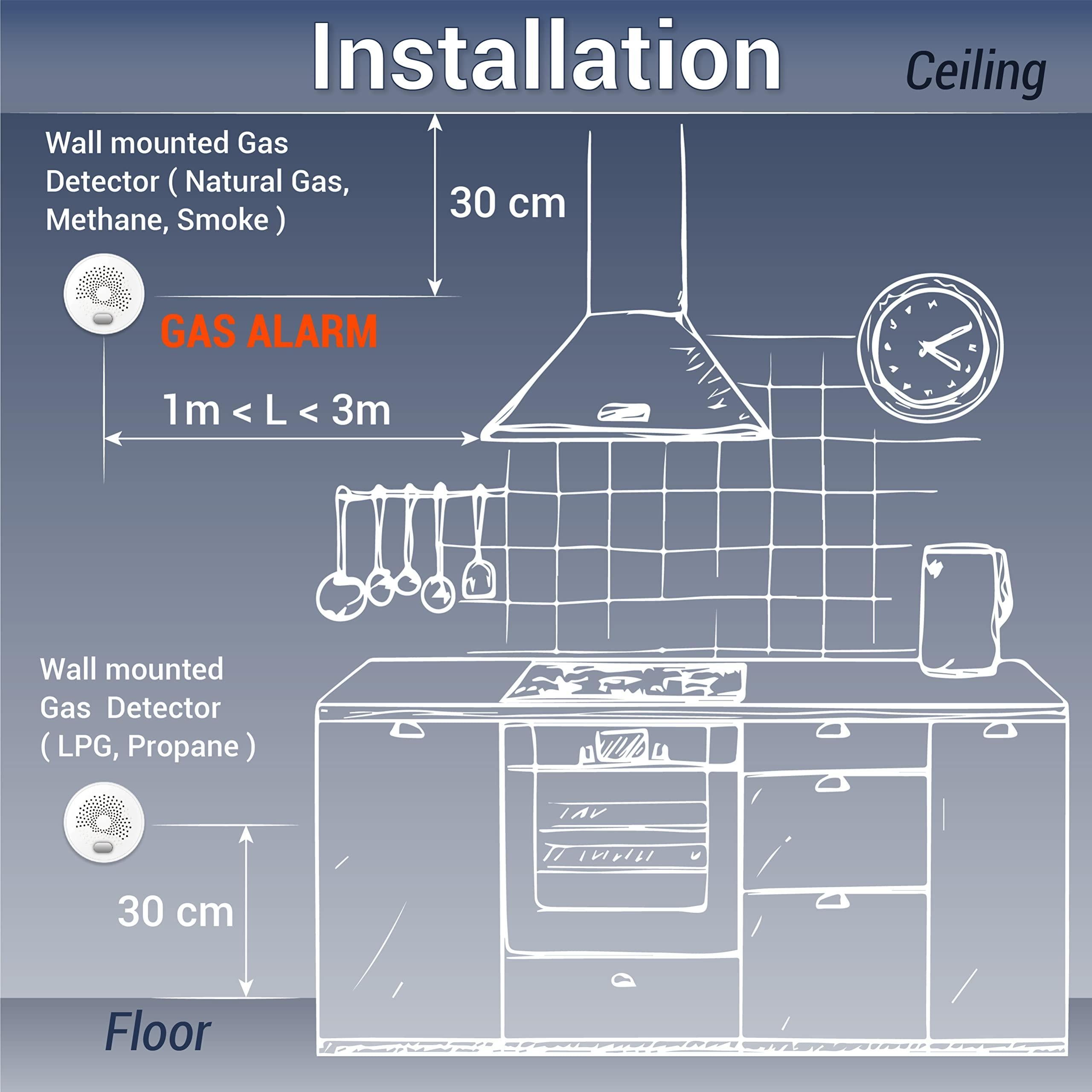 Wireless Gas Alarm Detector