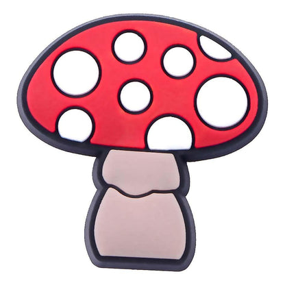 Mushroom Croc Shoe Charms – 7pcs Set
