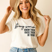 Camiseta de mujer fuerte