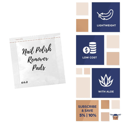 Nail Polish Remover Pads Pack of 100.