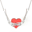 Bone Heart Necklace