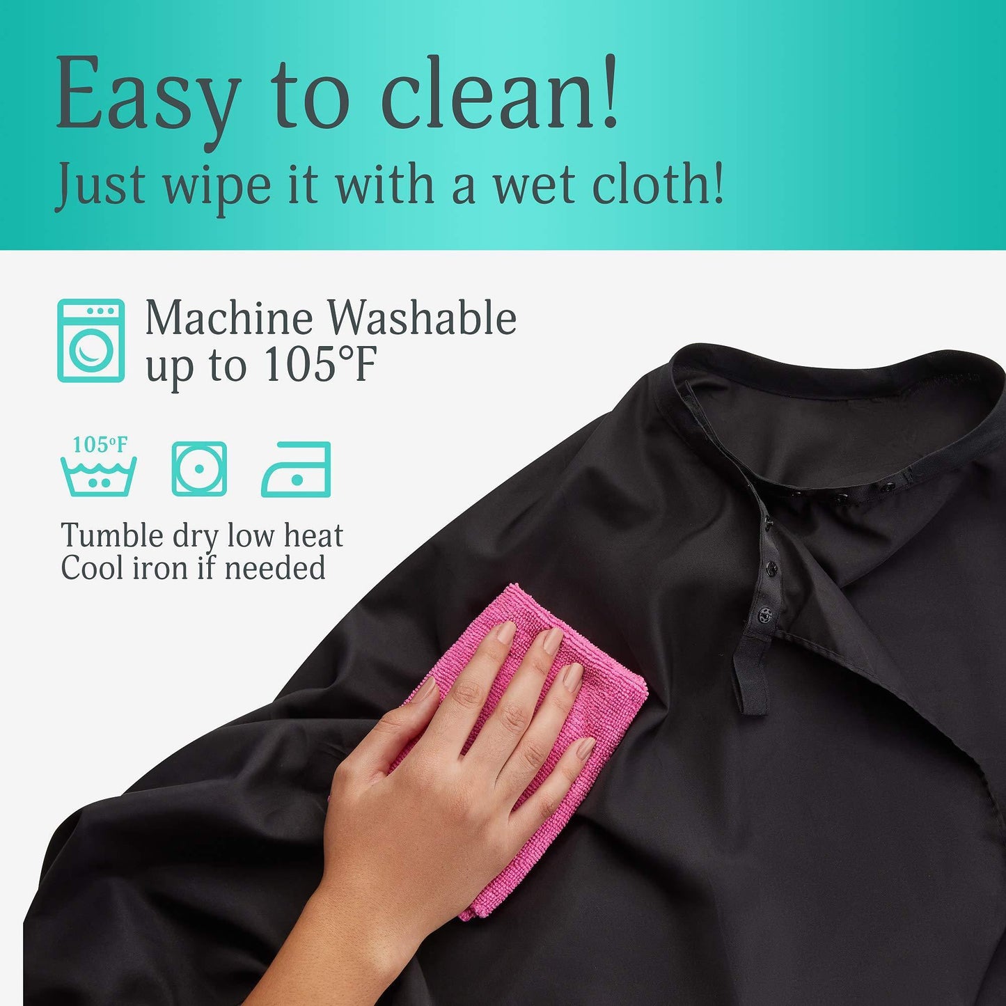 Professional Large Hair Cutting Capes with Snap.