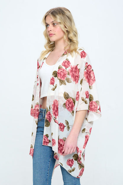 Kimonos fleuris.